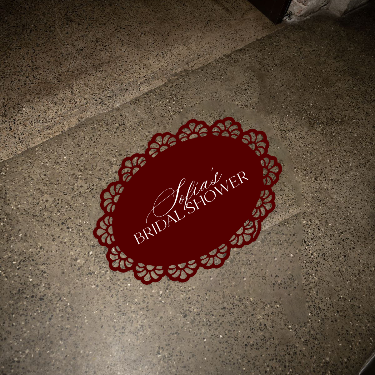 Lace Floor Decal