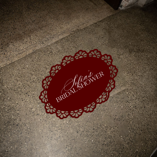 Lace Floor Decal