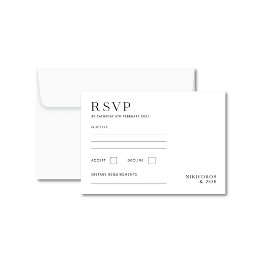 Classic RSVP Card