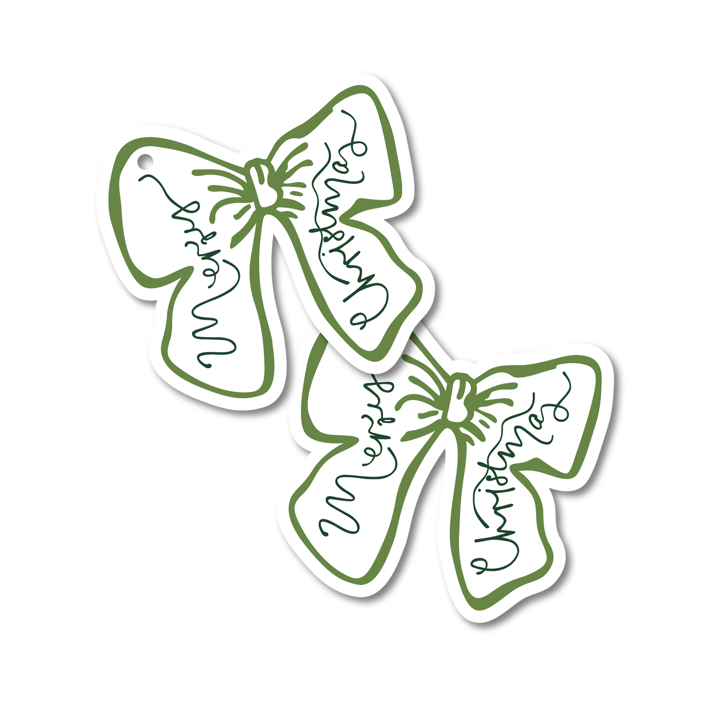 Bow Christmas Tags (Pack of 12)