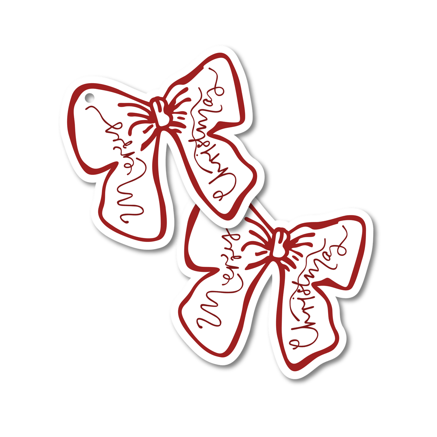 Bow Christmas Tags (Pack of 12)